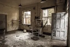 Il manicomio Hellingly in Inghilterra