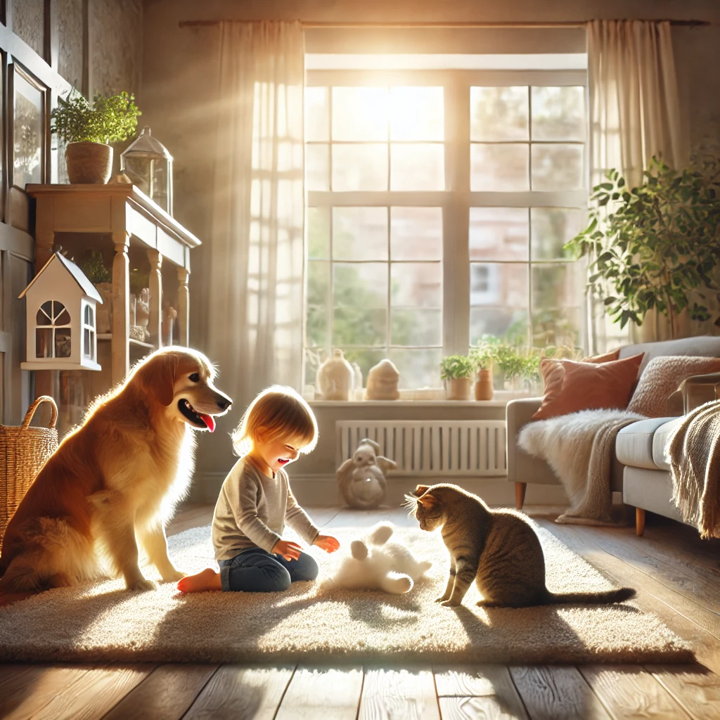 Perché i Bambini che Crescono con Cani e Gatti si Ammalano di Meno